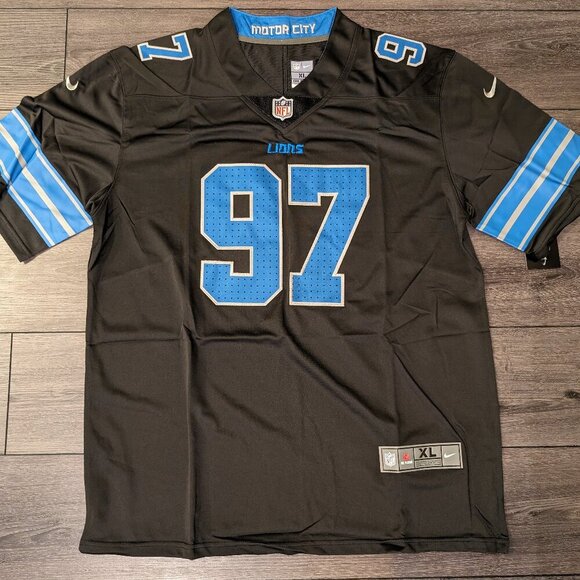 Other - Aidan Hutchinson #97 Detroit Lions Black Alternate Football Jersey